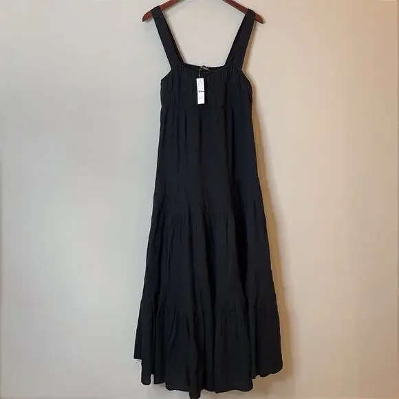 cotton maxi dress women Deep Green Cotton Tiered Maxi Dress, Belted Gown, Autumn Clothing, Bohemian Dress, Spring Long Dress, XS / Burgundy